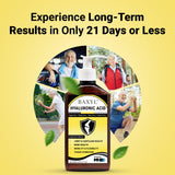 BAXYL Hyaluronic Acid Joint Support Liquid with measuring spoon