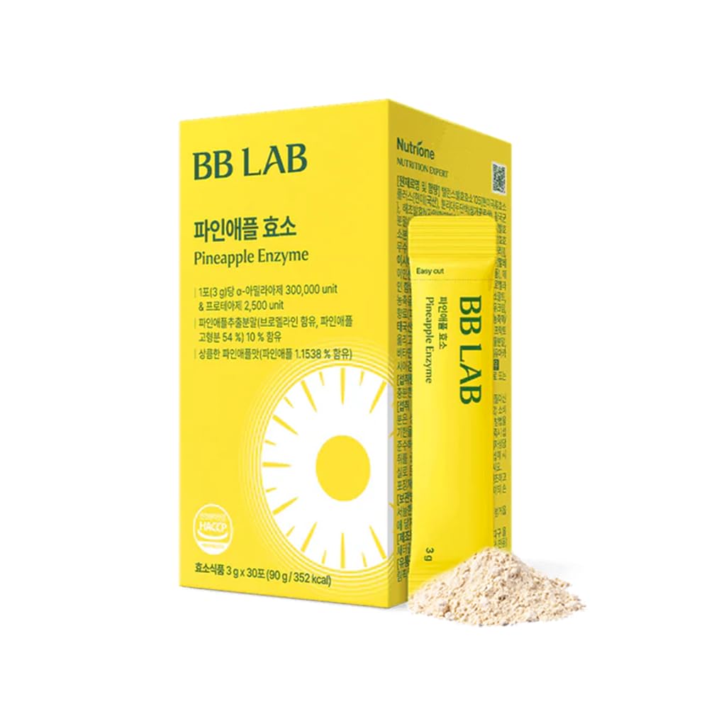 BB LAB Bromelain Triple Enzyme Formula 90g front view
