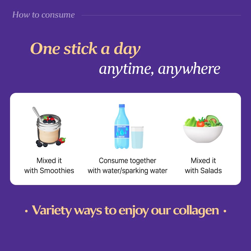 BB LAB Collagen Powder in a glass of water