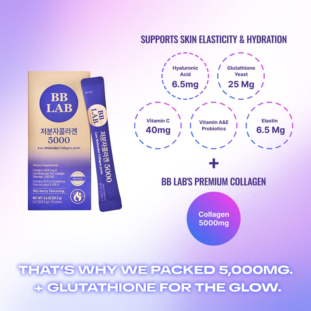 BB LAB Collagen Powder lifestyle scene with fruits