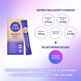 BB LAB Collagen Powder lifestyle scene with fruits