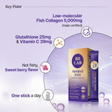 BB LAB Collagen Powder scoop with mix berry powder