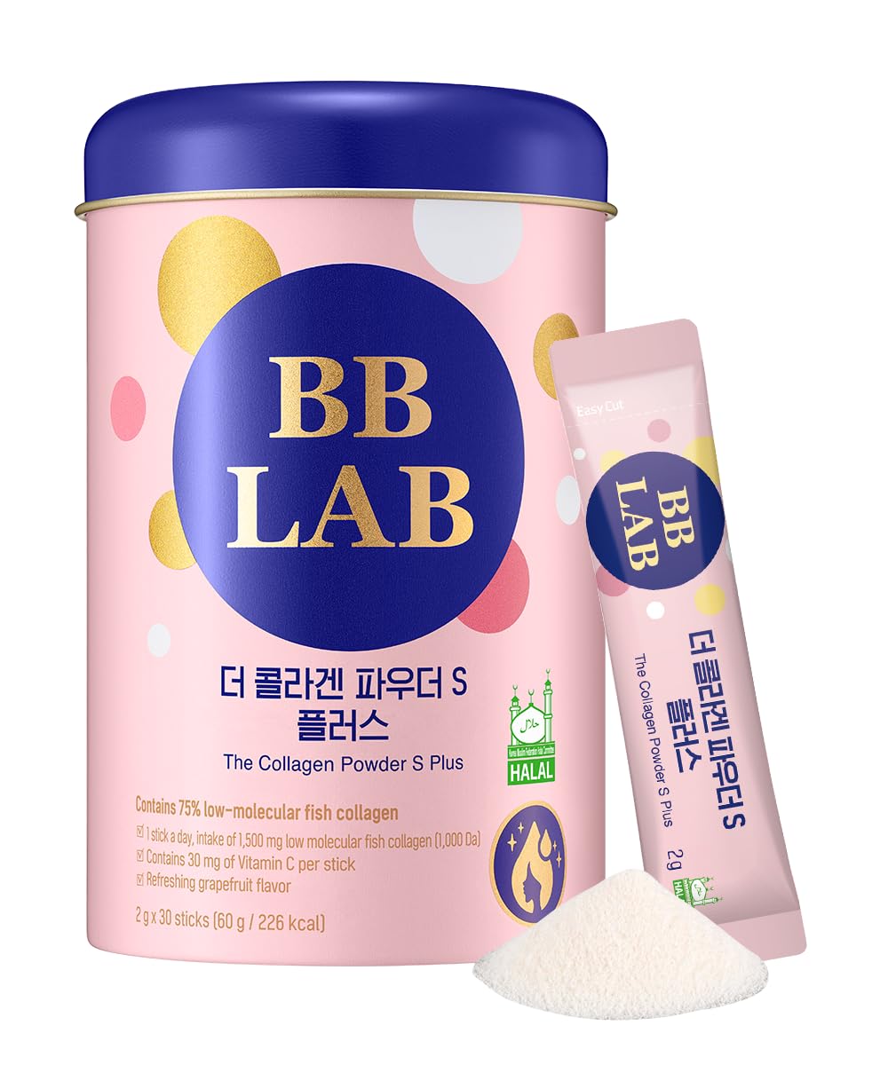BB LAB Collagen Supplement 1500mg grape fruit flavour front view