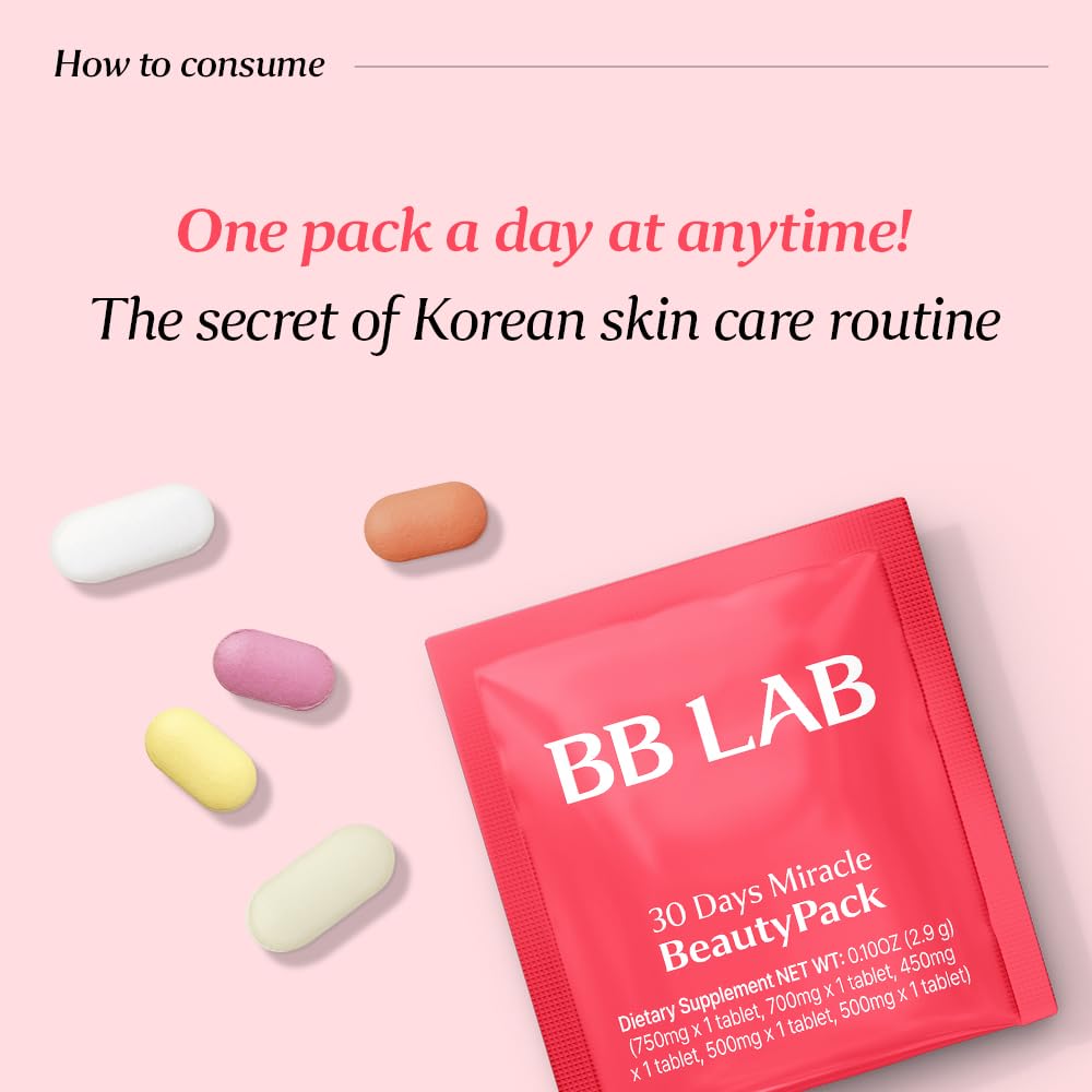 BB LAB Collagen Supplement capsules in a lifestyle setting