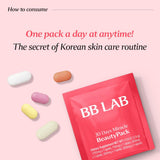 BB LAB Collagen Supplement capsules in a lifestyle setting