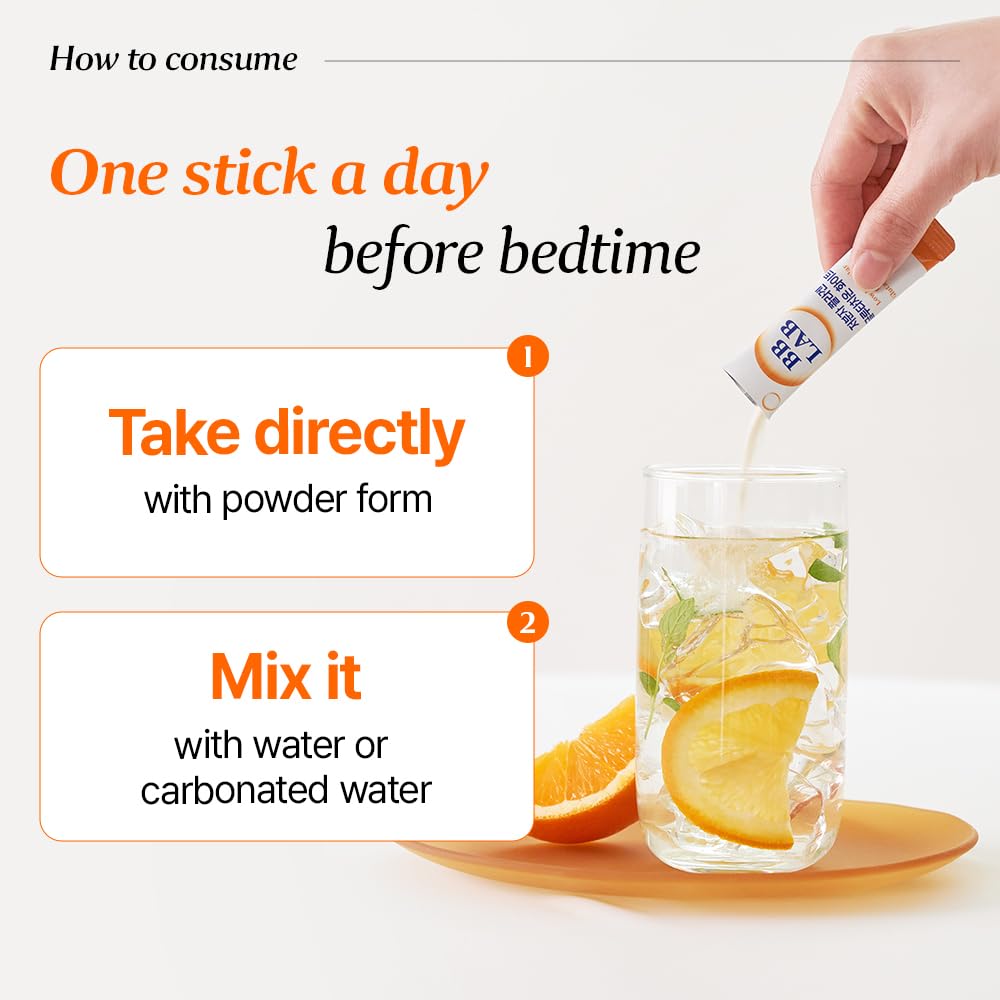 BB LAB Collagen Supplement Orange Flavour nutritional information