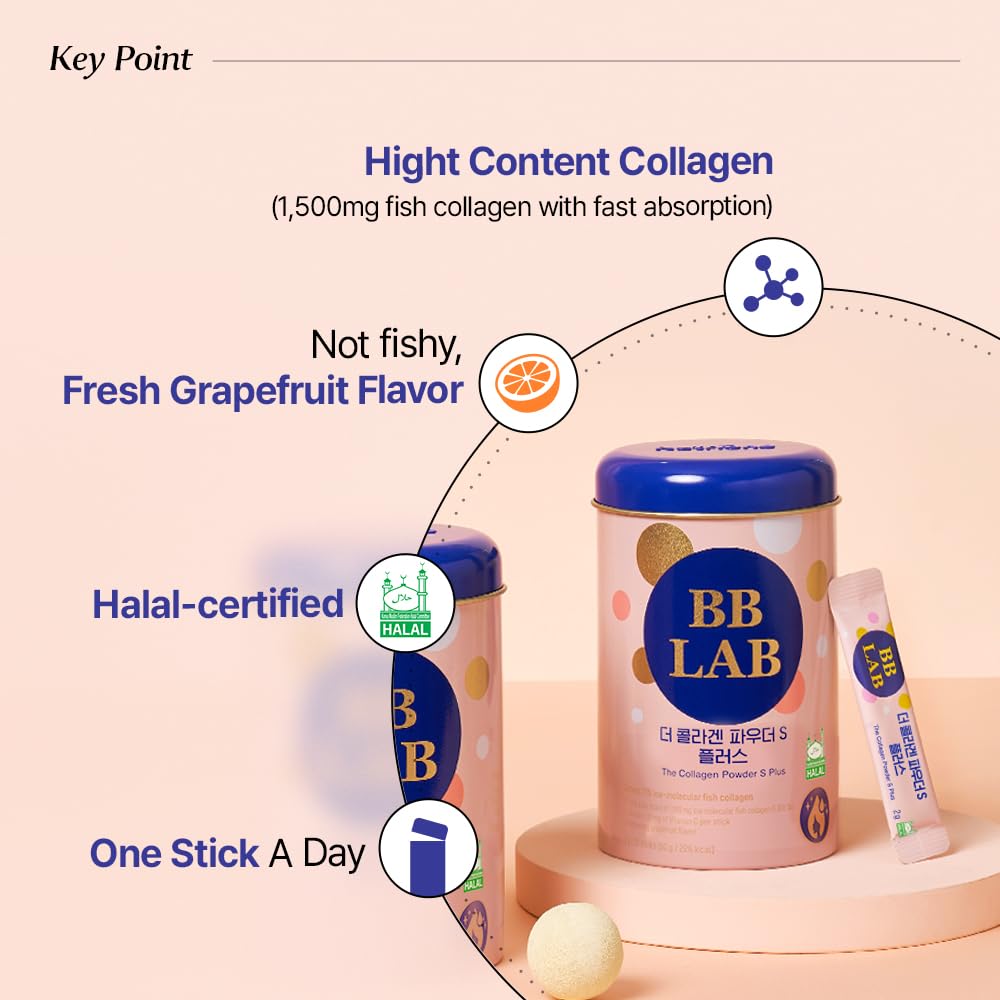 BB LAB Collagen Supplement packaging with 30 single-serve sticks