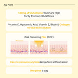 BB LAB Glutathione Oral Dissolving Film showing individual film