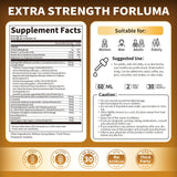 BBEEAAUU Cortisol Manager Supplement bottle back view