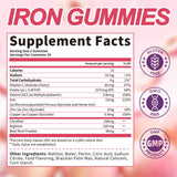 BBEEAAUU Iron Gummies bottle with 60 gummies