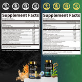 BBEEAAUU Shilajit and Sea Moss Capsules side view