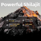 BBEEAAUU Shilajit Capsules on a wooden table