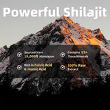 BBEEAAUU Shilajit Capsules showing serving size