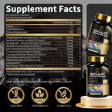 BBEEAAUU Shilajit Capsules side view showing label