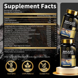 BBEEAAUU Shilajit Capsules side view showing label