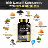 BBEEAAUU Shilajit Capsules with herbal ingredients displayed