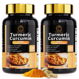 BBEEAAUU Turmeric Capsules front view with packaging