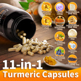 BBEEAAUU Turmeric Capsules with a measuring spoon