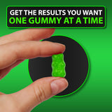 BBS BEST BEARD STUFF Hair & Beard Growth Gummies with a measuring spoon