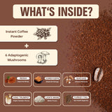 Bcuelov Adaptogen Mushroom Blend mixed with hot water