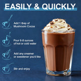 Bcuelov Mushroom Hot Cocoa Sleep Supplement scoop