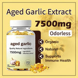 BDQBDQ Aged Garlic Extract 7500mg softgels bottle with label