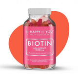 Be Happy Be You Biotin Gummies 10,000mcg front view packaging