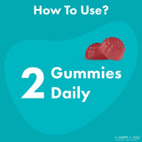 Be Happy Be You Focus Gummies side view of packaging