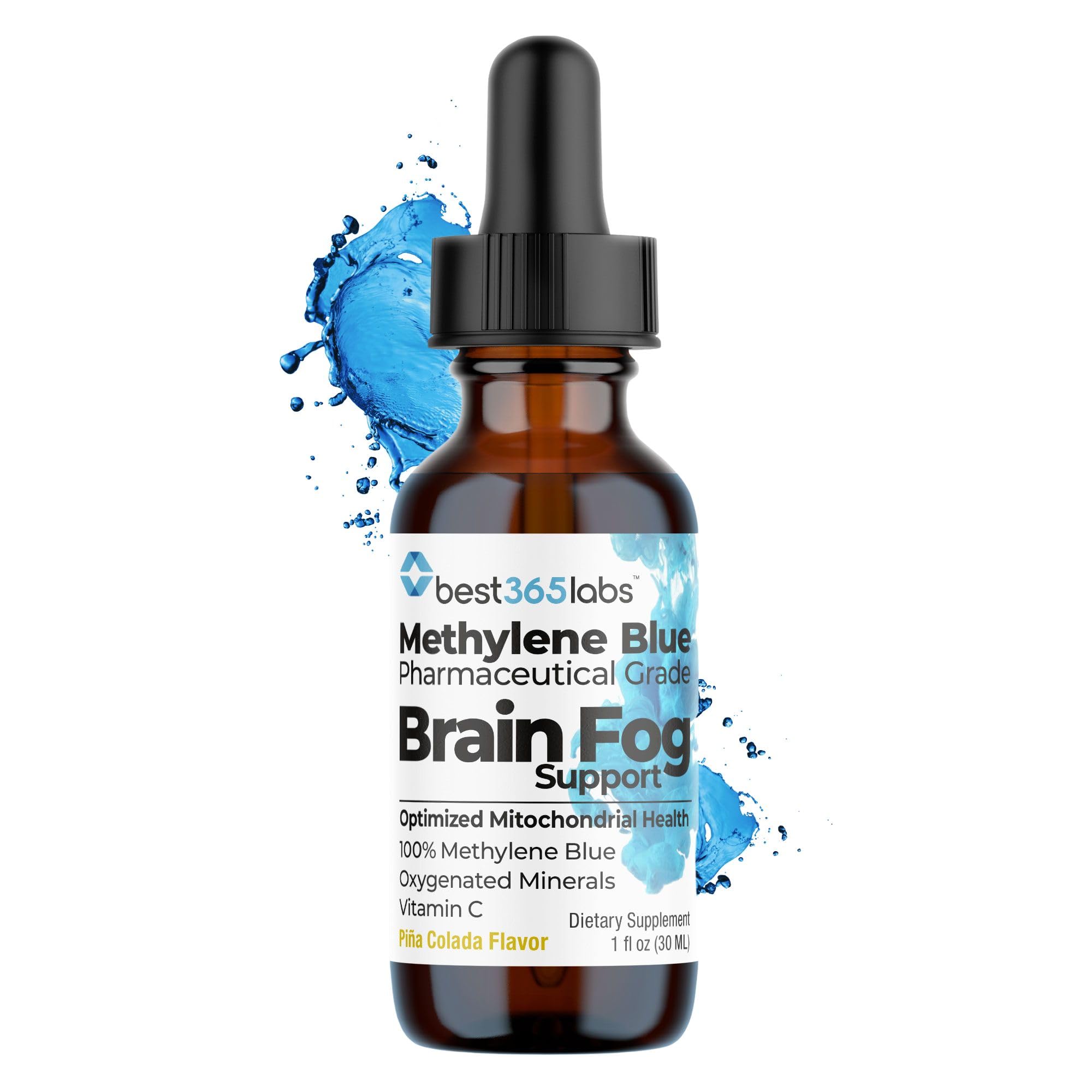 Be-Onguard Brain Fog Support bottle front view with Pina Colada flavour