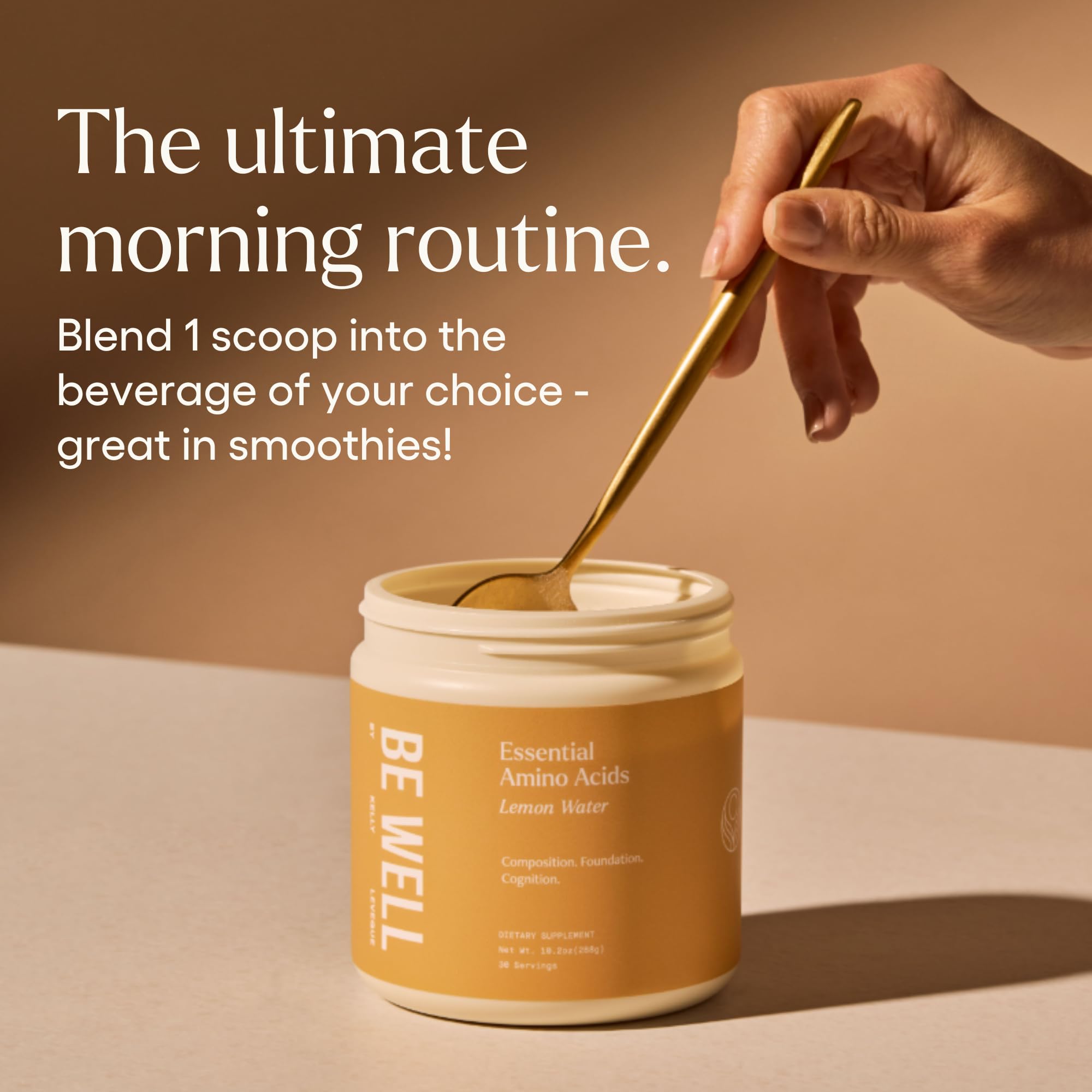 Be Well by Kelly LeVeque Essential Amino Acids 289g packaging