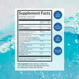 Beam Biotic Probiotic Powder 36g lifestyle scene with glass of water