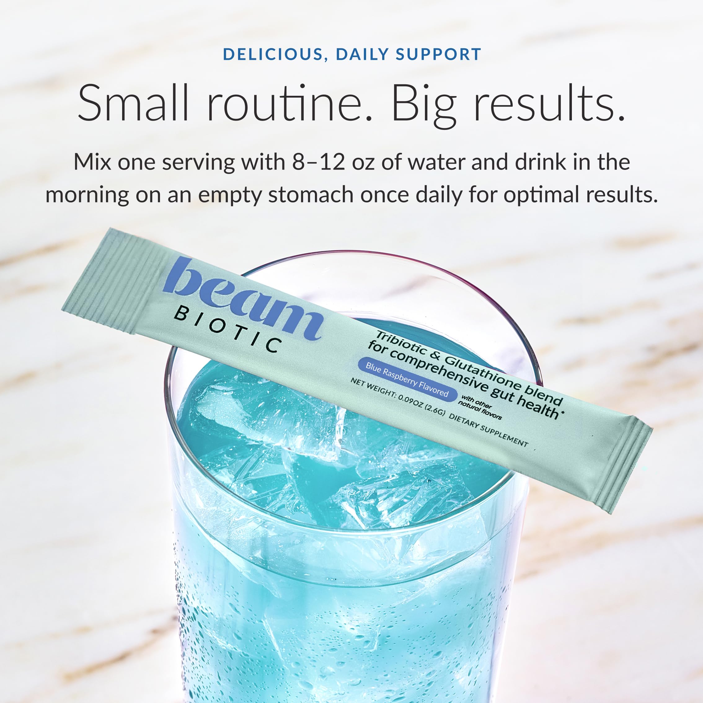 Beam Biotic Probiotic Powder 36g nutritional information