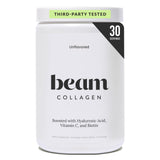 Beam Collagen Powder front view with packaging details