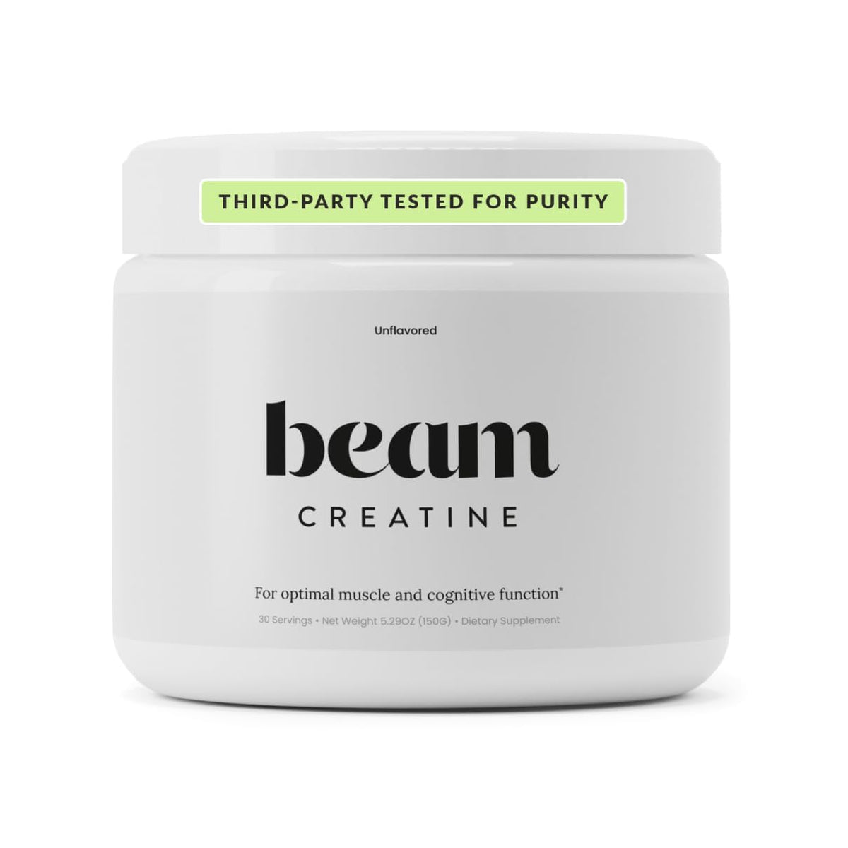 Beam Creatine Monohydrate Powder 150g front view