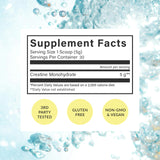 Beam Creatine Monohydrate Powder 5G lifestyle shot with fitness gear