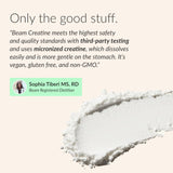 Beam Creatine Monohydrate Powder 5G Watermelon flavour with water