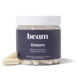 Beam Dream Sleep Capsules bottle front view with 30 count