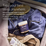 Beam Dream Sleep Capsules with a calming background