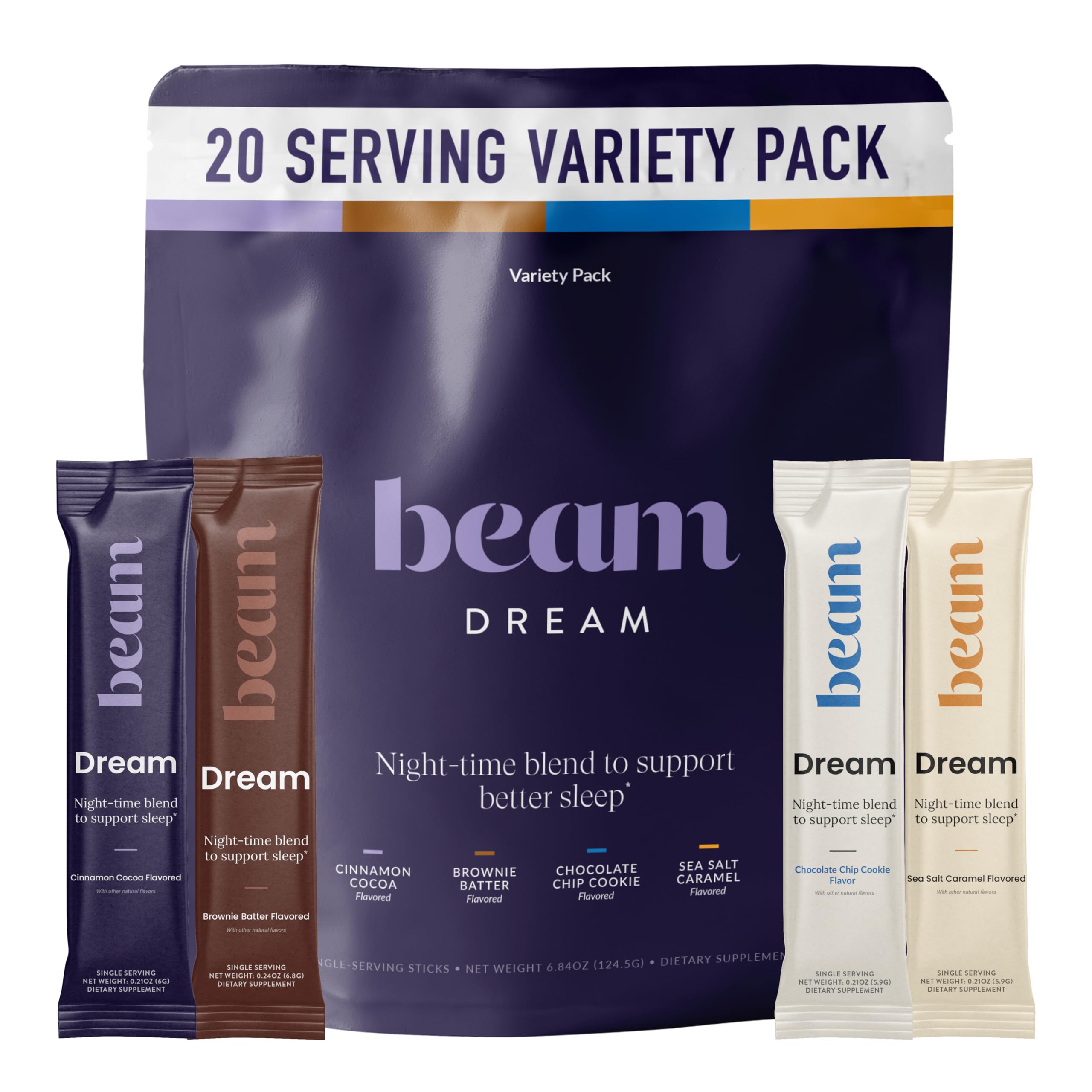 Beam Dream Sleep Powder Cocoa 172g front view