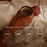 BEAM Dream Sleep Powder mixed in a cup of hot water