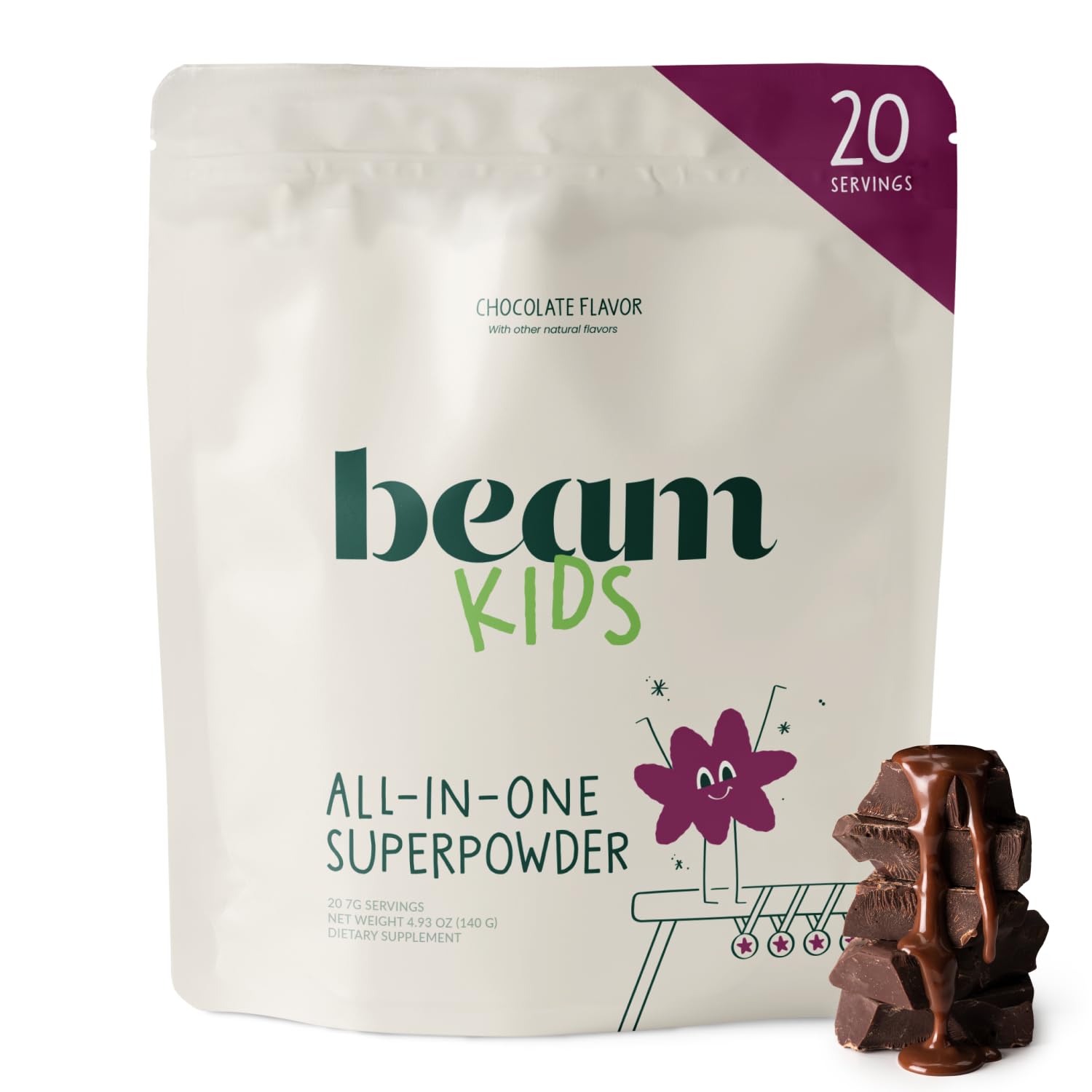 Beam Kids Multivitamin Powder 150g packaging front view