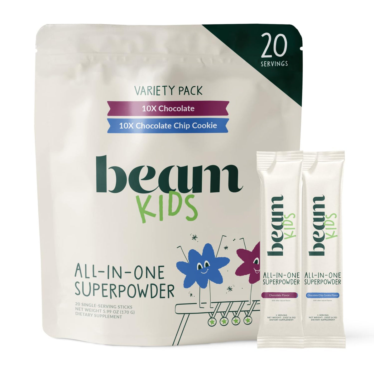 Beam Kids Multivitamin Powder 150g packaging front view