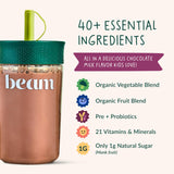 Beam Kids Multivitamin Powder 150g side view showing texture