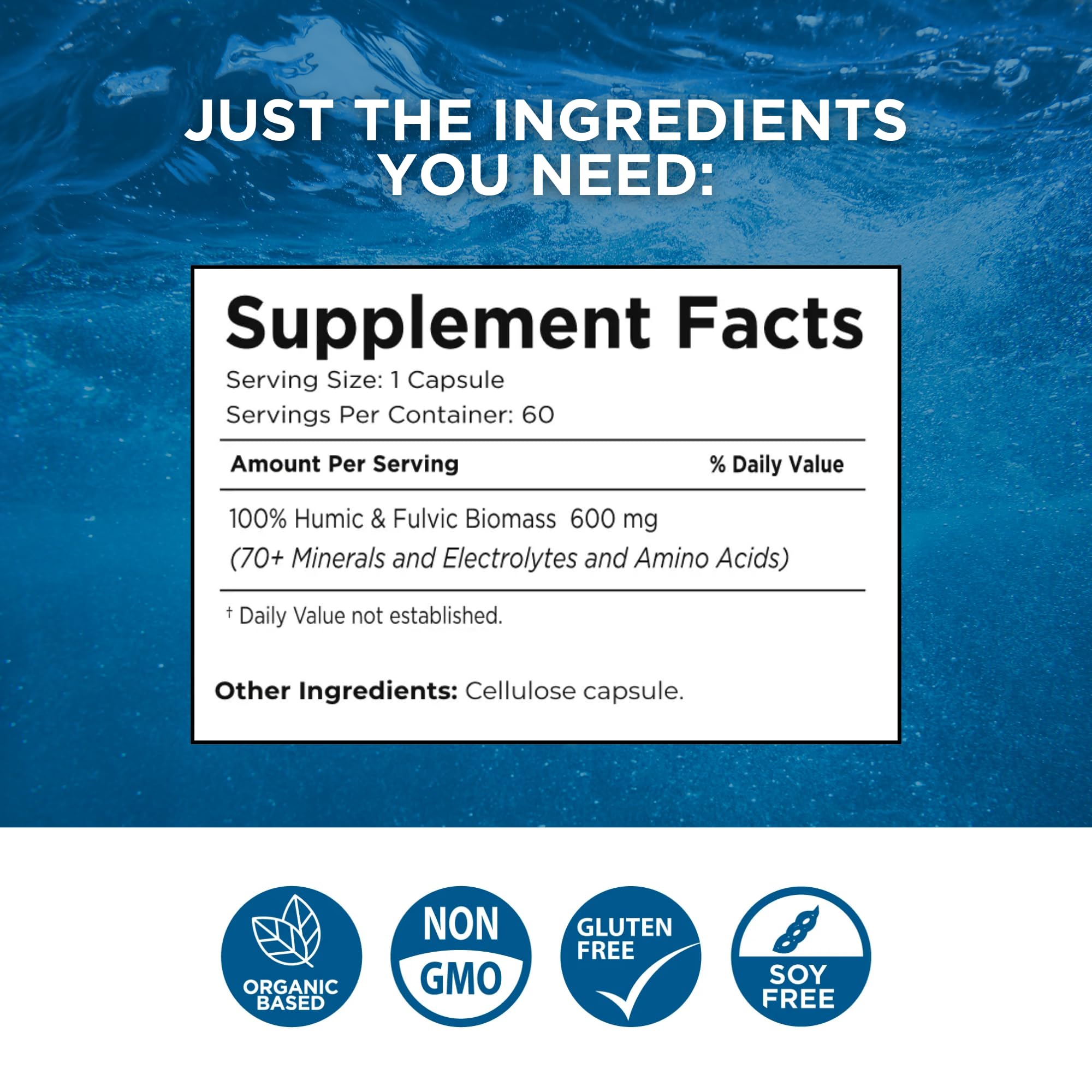 BEAM MINERALS Blended Vitamin & Mineral Supplement side view