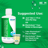 BEAM MINERALS ELECTROLYZE 1190g bottle with juice