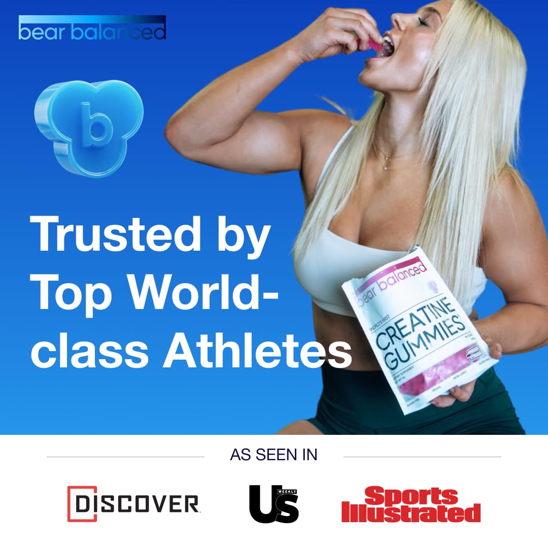 Bear Balanced Creatine Gummies showing the number of servings
