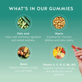 Bears with Benefits Multivitamin Gummies close-up of gummies