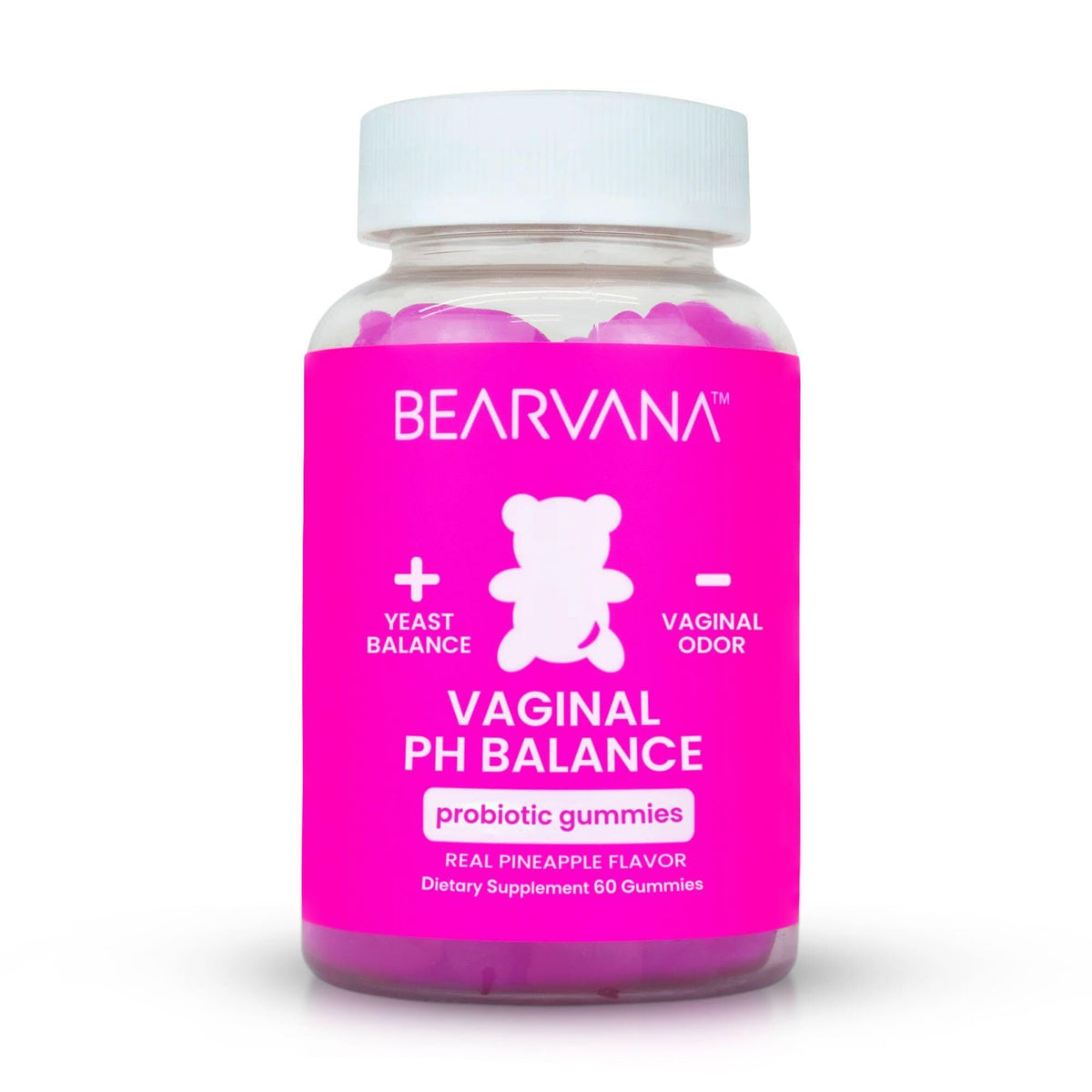 BEARVANA Feminine Wellness Gummies bottle front view