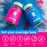 BEARVANA Top and Peach Support bottles together