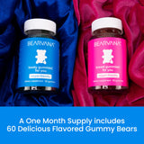 BEARVANA Women's Gummy Vitamins packaging side view